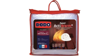 Cdiscount: DODO Couette tr&egrave;s chaude SUPER ACTIWARM - 450 g/m&sup2; - 220x240 cm &agrave; 49,99&euro; (au lieu de 59,99&euro;)
