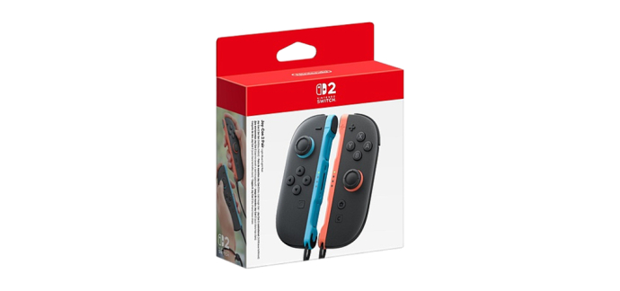 JoyBuy: Nintendo Switch 2 Joy-Con gauche bleu clair et droite rouge clair &agrave; 69,99&euro; (au lieu de 89,99&euro;)