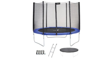 Cdiscount: Trampoline &Oslash;300cm bleu avec &eacute;chelle, couverture et kit d'ancrage &agrave; 197,99&euro; (au lieu de 219,99&euro;)