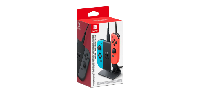 Amazon: Station de recharge Joy-Con (Switch) &agrave; 23,99&euro; (au lieu de 29,99&euro;)