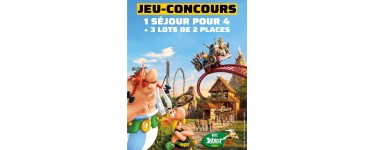 Mondial Relay: 1 s&eacute;jour pour 4 au Parc Ast&eacute;rix + 3 lots de 2 places &agrave; gagner