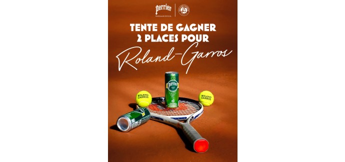 BagelCorner: 2 places quarts finale Roland-Garros + 25 bagels + 25 Perrier &agrave; gagner