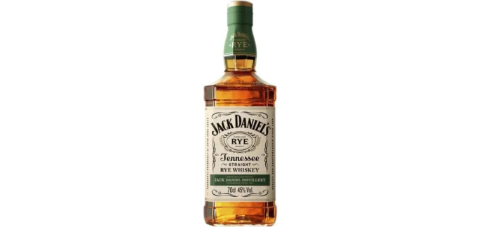 Cdiscount: Jack Daniel's Rye Straight Whisky 45% Vol. 70cl &agrave; 16,99&euro; (au lieu de 20,50&euro;)