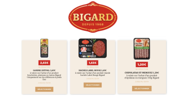 Bigard: Bons de réduction Bigard à imprimer : économisez sur vos viandes (merguez, hachés, saucisses)