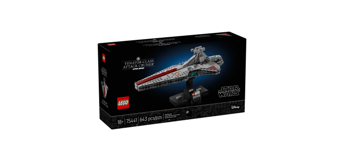 Fnac: LEGO 75441 Star Wars Venator (PS5) &agrave; 51,19&euro; (au lieu de 79,99&euro;)