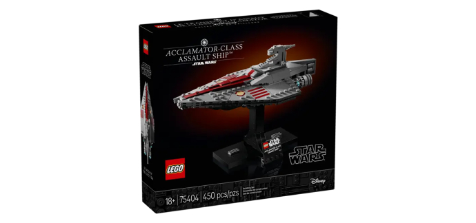 Fnac: Lego Star Wars Acclamator 75404 (PS5) &agrave; 29,59&euro; (au lieu de 49,99&euro;)