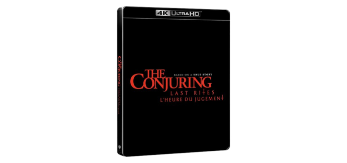 Amazon: Conjuring  L'Heure du Jugement (4K Steelbook) &agrave; 20,09&euro; (au lieu de 34,99&euro;)