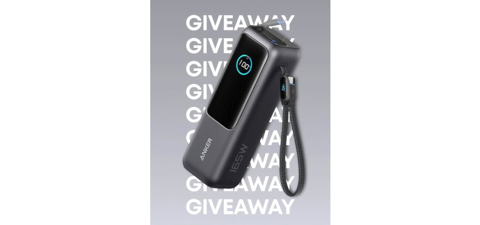 Anker: 1 Anker Black (mod&egrave;le gagnant du vote Head-to-Head) &agrave; gagner