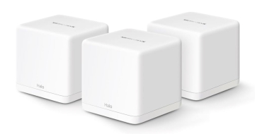 Amazon: 3 Routeurs Mercusys TP-Link Halo H1500X (WiFi 6 Mesh) à 69,99€ (au lieu de 89,99€)