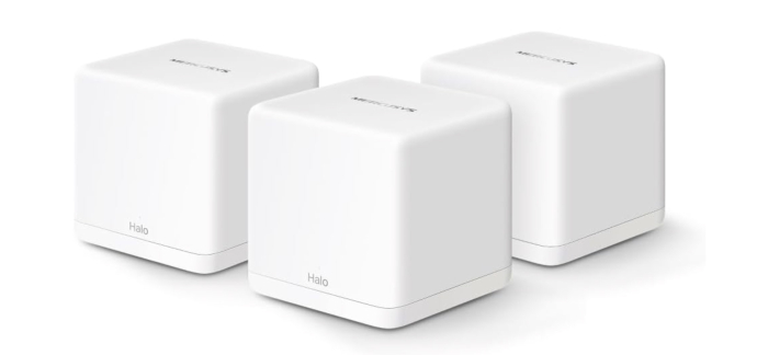 Amazon: 3 Routeurs Mercusys TP-Link Halo H1500X (WiFi 6 Mesh) &agrave; 69,99&euro; (au lieu de 89,99&euro;)