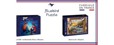 GEO: 15 lots de 2 puzzles Bluebird &agrave; gagner