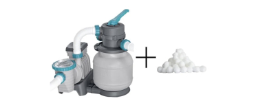 Cdiscount: Filtre &agrave; sable Bestway 11 355 L/h pour piscine jusqu'&agrave; 66 m3 &agrave; 218,10&euro; (au lieu de 305,95&euro;)