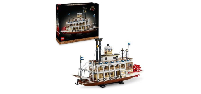 Cdiscount: LEGO&reg; Ideas Le Bateau &agrave; Vapeur du Mississippi (21356) &agrave; 269,99&euro; (au lieu de 329,99&euro;)