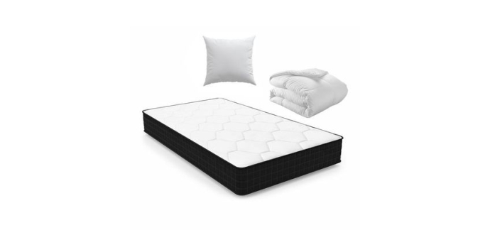 Cdiscount: Matelas Sleivant 90x190cm - 16cm &eacute;paisseur &agrave; 69,99&euro; (au lieu de 149,99&euro;)