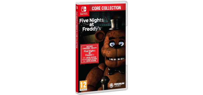 Amazon: Five Nights at Freddy's Core Collection (Switch) &agrave; 24,99&euro; (au lieu de 39,99&euro;)