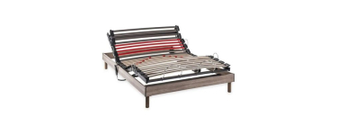 Cdiscount: Ensemble relaxation &eacute;lectrique COMFORT matelas + sommier 140x200 cm - Mousse - DEKO DREAM Samba &agrave; 67