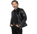 Amazon: Blouson Schott 100% Cuir de vachette - Noir, Taille L &agrave; 134,41&euro; (au lieu de 335,73&euro;)