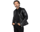 Amazon: Blouson Schott 100% Cuir de vachette - Noir, Taille L à 134,41€ (au lieu de 335,73€)