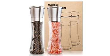 Amazon: Set de moulin &agrave; poivre et sel manuel WallEgo &agrave; 7,99&euro; (au lieu de 16,40&euro;)