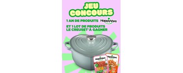 HappyVore: 1 an de produits HappyVore + cocotte Le Creuset&reg; + 4 assiettes &agrave; gagner