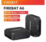 JoyBuy: Mini PC FIREBAT Ryzen 7 7735HS, Radeon 680M, 16 Go RAM, 512 Go SSD - &eacute;cran &agrave; 389,99&euro;