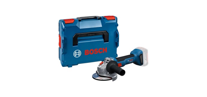 Amazon: Meuleuse angulaire sans-fil Bosch Professional GWS 18V-8 125mm à 92,59€ (au lieu de 136,52€)