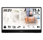 Amazon: Ecran portable MSI Pro MP161 E2 15,6" Full HD IPS &agrave; 64,99&euro; (au lieu de 99&euro;)
