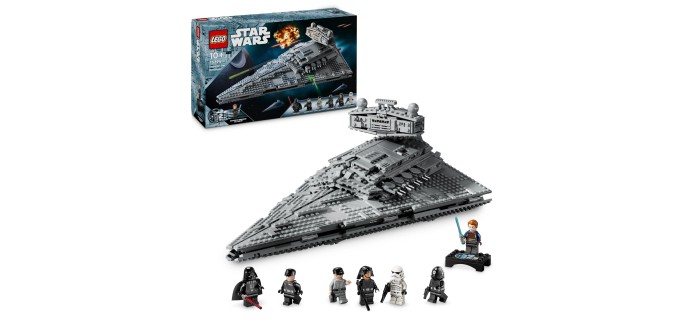 Amazon: LEGO&reg; Star Wars&trade; Destroyer stellaire de classe Imp&eacute;rial (75394) &agrave; 129,49&euro; (au lieu de 168&euro;)