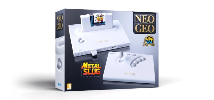Amazon: Console NeoGeo AES+ &Eacute;dition Anniversaire + Metal Slug Blanche &agrave; 284,99&euro; (au lieu de 299,99&euro;)