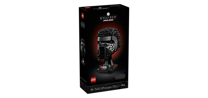 Fnac: LEGO Star Wars Casque de Kylo Ren (75415) &agrave; 55,99&euro; (au lieu de 69,99&euro;)