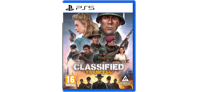 Amazon: Classified France '44 (PS5) &agrave; 19,50&euro; (au lieu de 29,99&euro;)