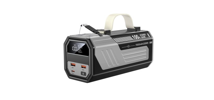Amazon: Batterie externe Cuzar 100W 70000mAh - PC portable &agrave; 59,98&euro; (au lieu de 99,99&euro;)