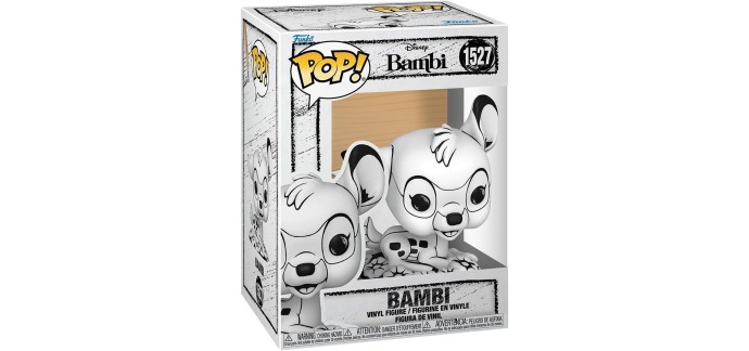 Amazon: Funko Pop Disney Sketched Bambi (Figurine) &agrave; 13,91&euro; (au lieu de 21,30&euro;)