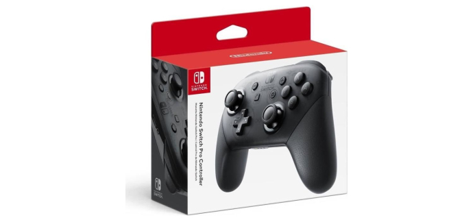 Cdiscount: Manette Pro Nintendo Switch (Switch) &agrave; 53,48&euro; (au lieu de 69,99&euro;)