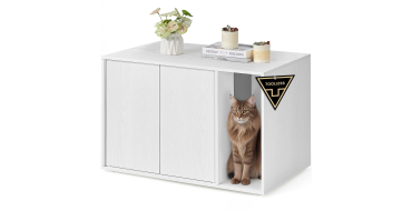 Amazon: Meuble Liti&egrave;re Chat Songmics &agrave; 28,99&euro; (au lieu de 50,97&euro;)