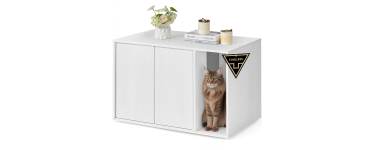 Amazon: Meuble Liti&egrave;re Chat Songmics &agrave; 28,99&euro; (au lieu de 50,97&euro;)