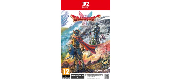 Amazon: Dragon Quest I & II HD-2D Remake Nintendo Switch 2 &agrave; 37,80&euro; (au lieu de 53,81&euro;)