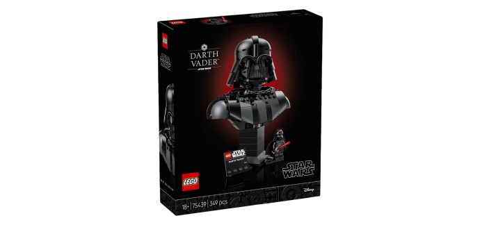 Carrefour: LEGO 75439 Le buste de Dark Vador (PS5) &agrave; 39,99&euro; (au lieu de 49,99&euro;)