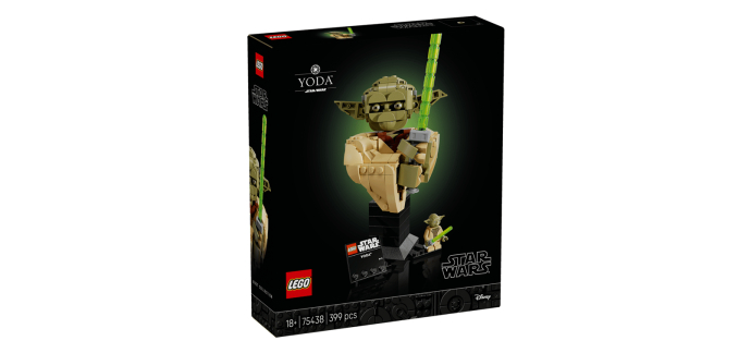 Carrefour: LEGO 75438 Buste de Yoda (PS5) &agrave; 32,99&euro; (au lieu de 39,99&euro;)