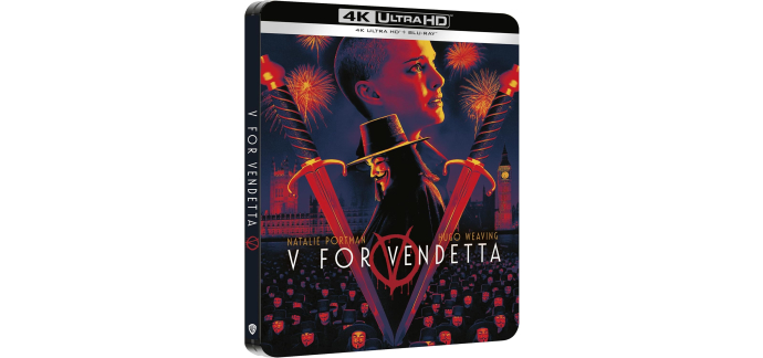 Amazon: V For Vendetta 4K Steelbook (PS5) &agrave; 23,99&euro; (au lieu de 29,99&euro;)