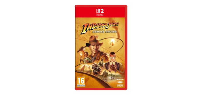 Amazon: Indiana Jones et le Cercle Ancien - Nintendo Switch 2 &agrave; 46,99&euro; (au lieu de 68,90&euro;)