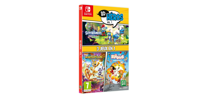Amazon: Pack BD H&eacute;ros Volume 1 (Switch) &agrave; 26,99&euro; (au lieu de 59,99&euro;)