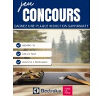 Electrolux: 1 plaque induction SaphirMatt Electrolux &agrave; gagner