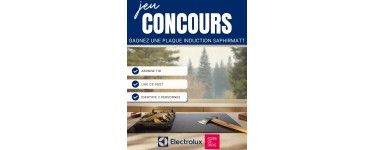 Electrolux: 1 plaque induction SaphirMatt Electrolux &agrave; gagner