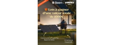 Beem Energy: 1 station solaire Beem On 500W + barbecue Forest Grill (valeur 1000&euro;) &agrave; gagner