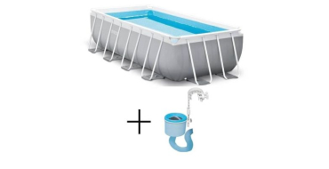 Cdiscount: Kit piscine tubulaire INTEX Pris Frame 488x244x107 cm + skimmer &agrave; 456,90&euro;