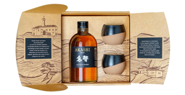 Amazon: Whisky Japonais Akashi Me&iuml;sei 40&deg; 50cl + 2 verres &agrave; 33,92&euro; (au lieu de 38,66&euro;)