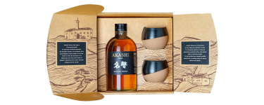 Amazon: Whisky Japonais Akashi Me&iuml;sei 40&deg; 50cl + 2 verres &agrave; 33,92&euro; (au lieu de 38,66&euro;)