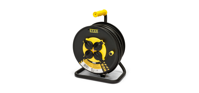 Amazon: Enrouleur Electrique Stak REELART-FR-25 - IP44, c&acirc;ble 25m, 4 prises &agrave; 42,3&euro; (au lieu de 83,88&euro;)