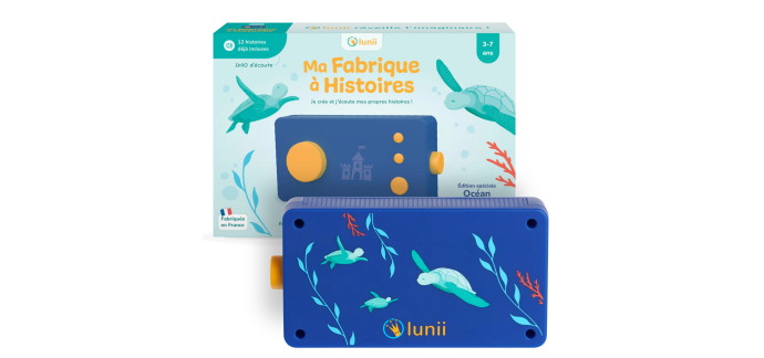 Amazon: Ma Fabrique &agrave; Histoires Lunii &eacute;dition limit&eacute;e &agrave; 44,42&euro; (au lieu de 69,90&euro;)